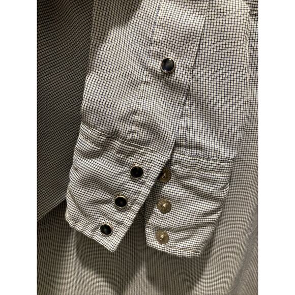 Tem Tex How The West is Worn USA Plaid Blue Western Snap Size 15.5” Neck - Picture 6 of 7